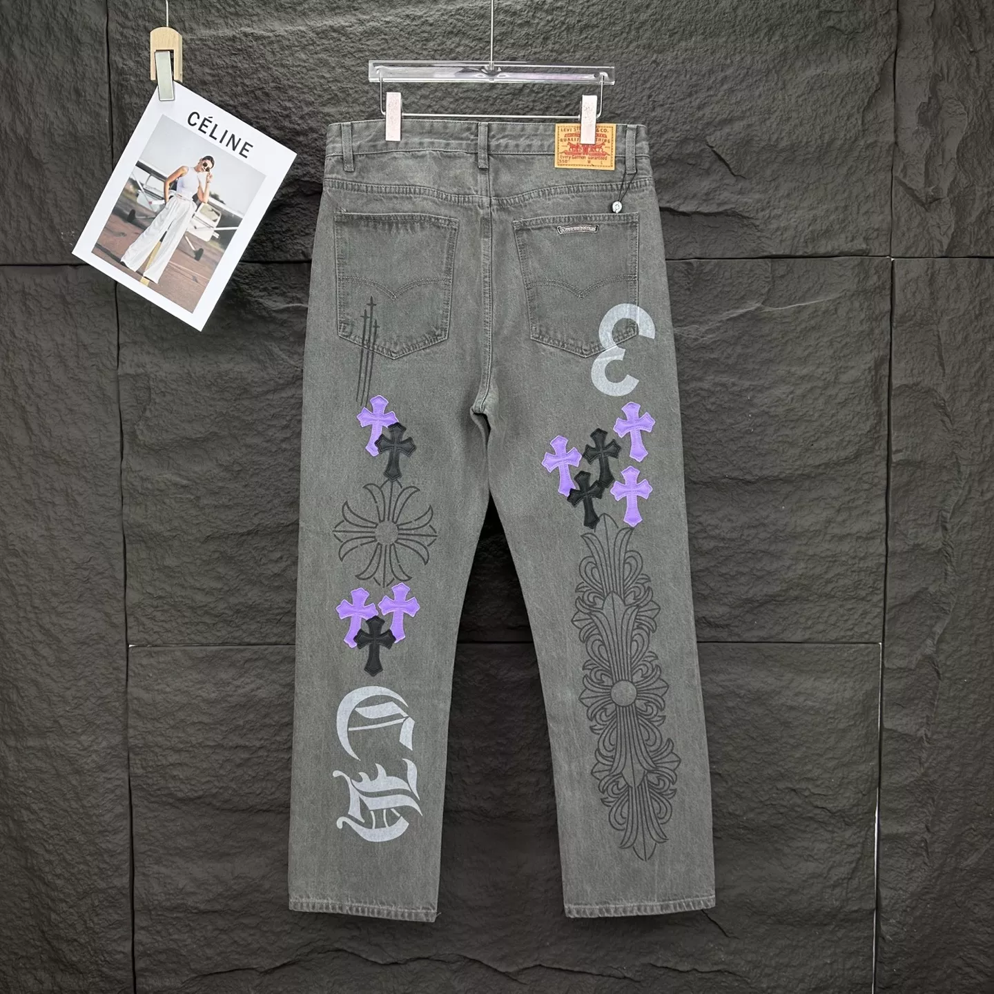 chrome hearts jeans pour unisexe s_12a21661